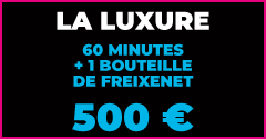 Pink Palace Club - LA LUXURE > 60 minutes + 1 bouteille de Freixenet > 500€